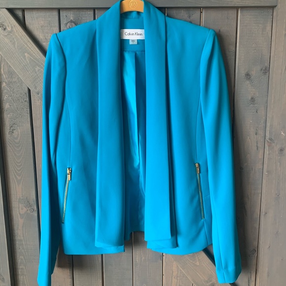 Calvin Klein Jackets & Blazers - Bright blue Calvin Klein blazer